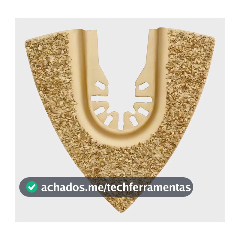 Lâmina Serra Diamantada Triangular Oscilante Multiferramenta