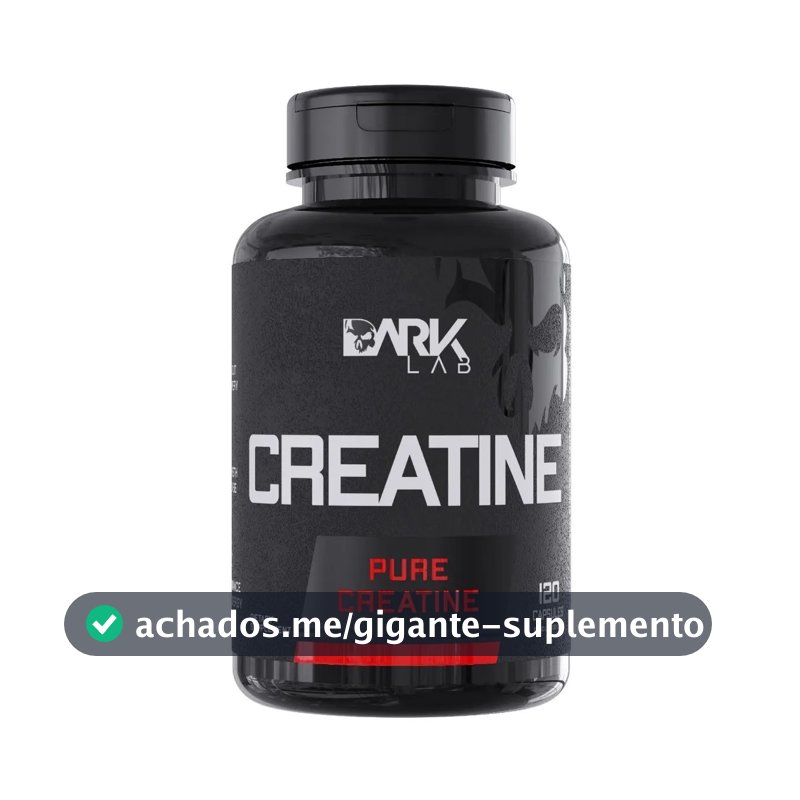 Creatina Dark Lab Premium em cápsula Sem sabor de 120 un
