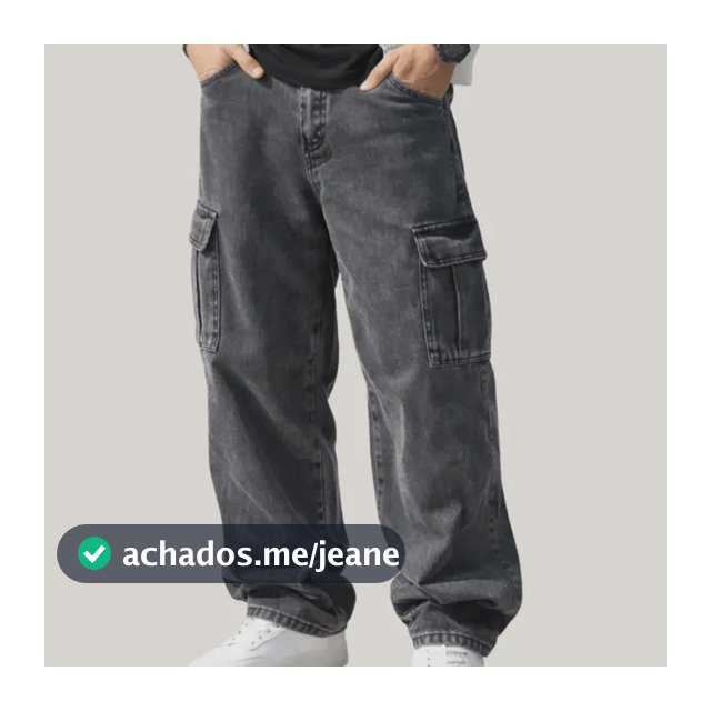Calça Cargo Bolso Lateral Skatista Streetwear Urbano Rua