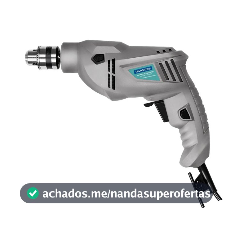 Furadeira De Impacto 500 W 3/8 Cinza Tramontina