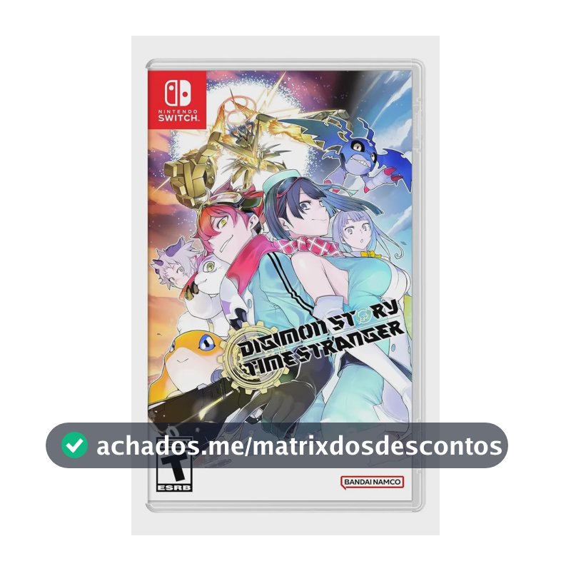Digimon Story Time Stranger Switch Midia Fisica