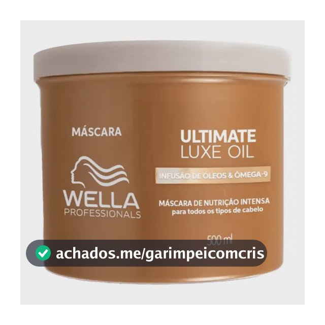Wella Professionals Ultimate Luxe Oil - Máscara Capilar 500m