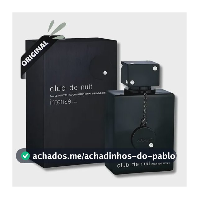 Perfume Club De Nuit Intense Armaf Edt 105ml Com Nf Original