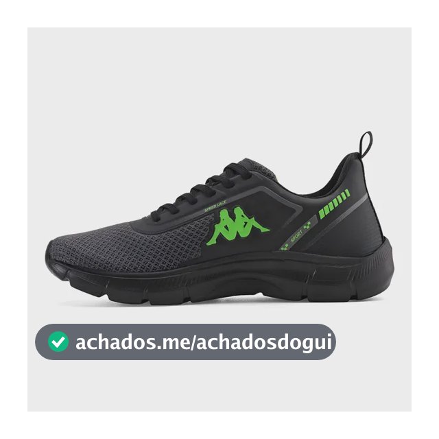 Tênis Kappa Run 200 Original Caminhada Academia