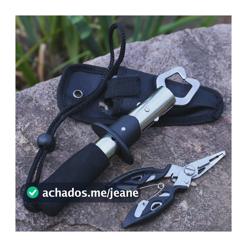 Alicate Contenção e Garateia Tira Anzol Multiuso + Case