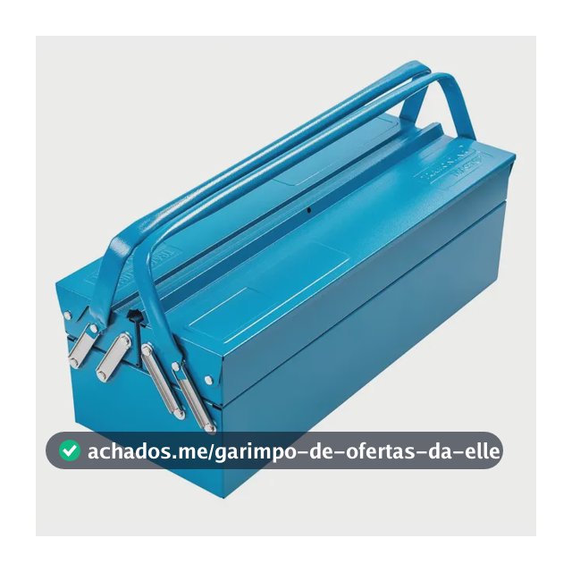Caixa Sanfonada Para Ferramentas Com 3 Gavetas Tramontina Cor Azul