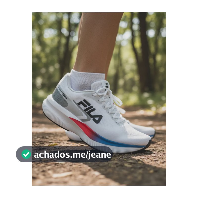 Tênis Fila Racer Fastpace Unissex Running Original Branco Liso 42 Br