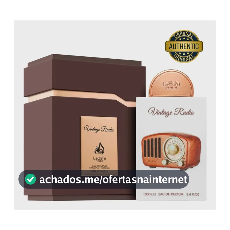 Perfume Arabe Vintage Radio Edp Lattafa Pride 100ml