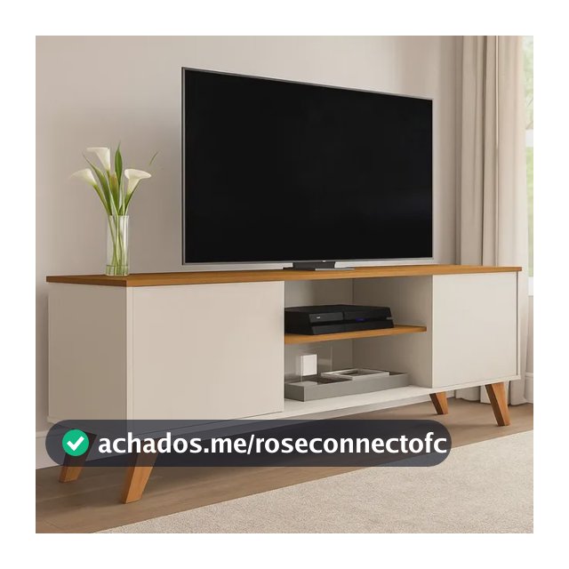 Rack Sala Estante Tv 58 Polegadas Home Bancada Helena