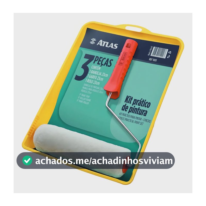 Kit Pintura Bandeja 3pc Atlas