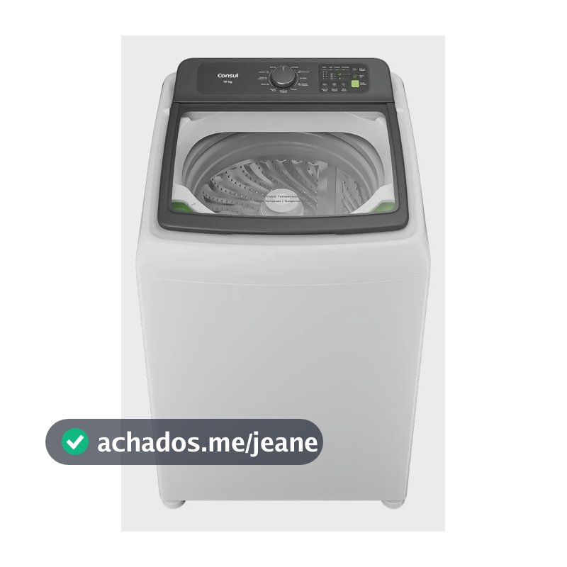 Máquina de Lavar Consul 16Kg Branca com Modo Eco - CWN16AB