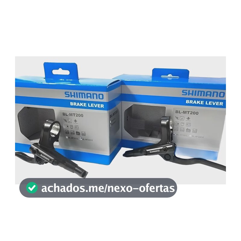 Par Manete De Freio Shimano Altus Bl-mt200 Direito Esquerdo Preto