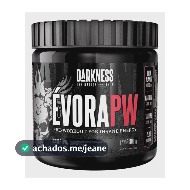 Évora Pré Treino Uva 300g Darkness Uva