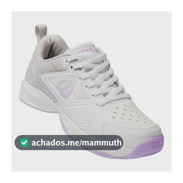 Tênis Feminino Wilson Slice 3.0 All Court Branco Original Nf
