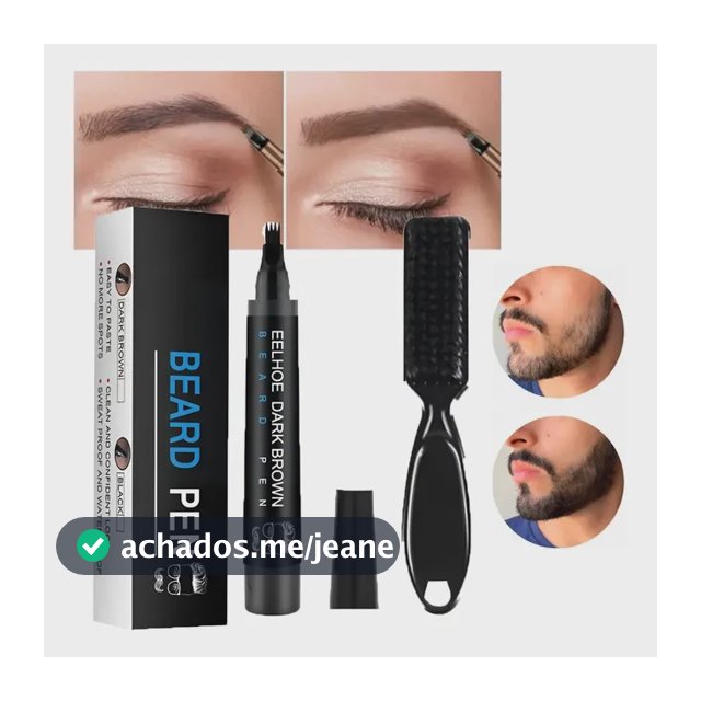 Caneta Para Preencher Barba À Prova D'água