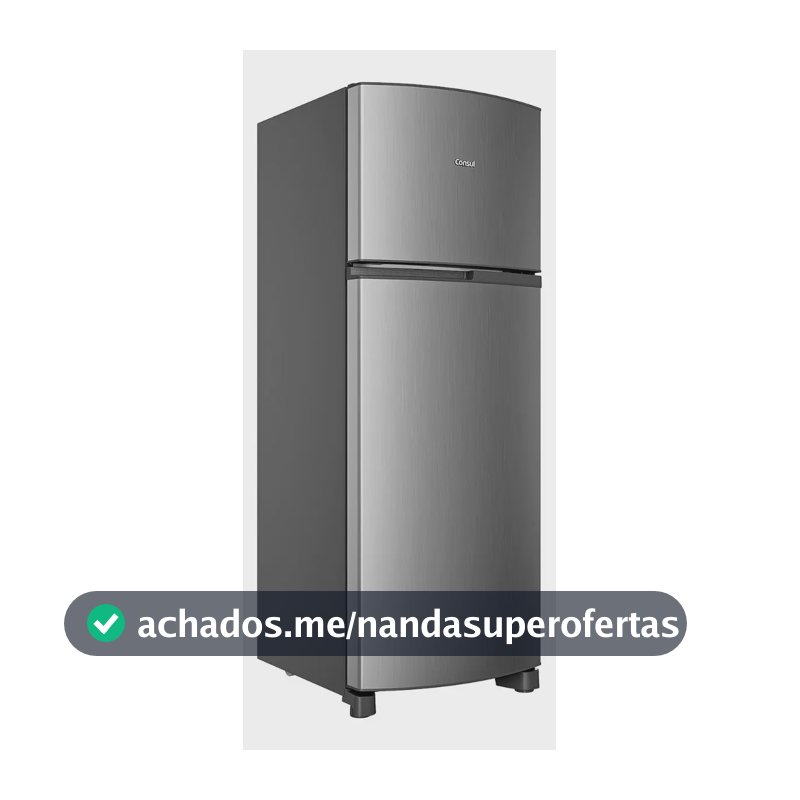 Geladeira Consul Frost Free 333 Litros Duplex Inox - CRM40MK