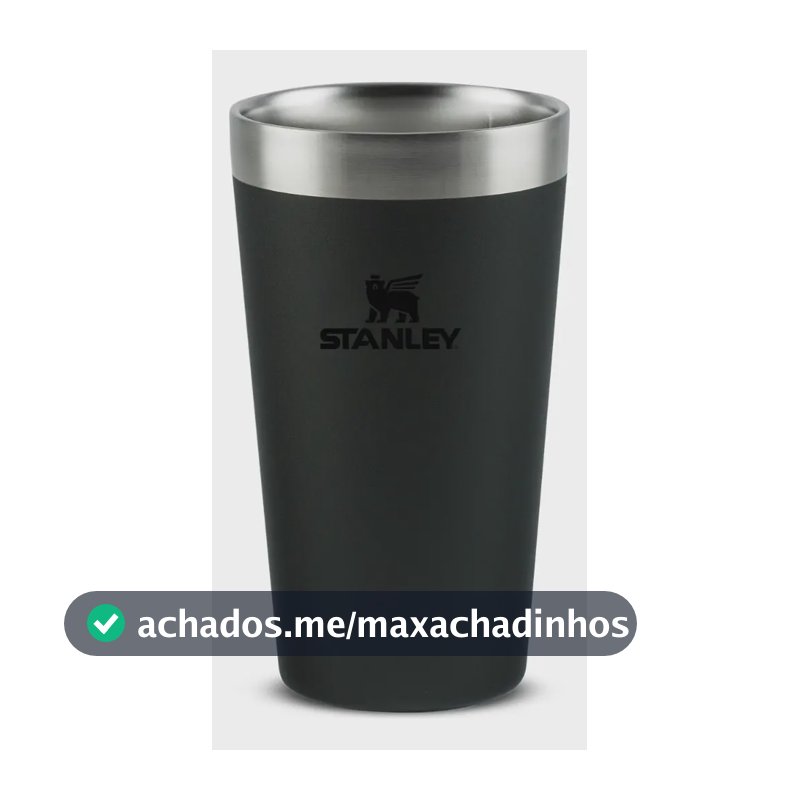 Copo Térmico para Cerveja Stanley Pint Adventure Black 2.0 354ml