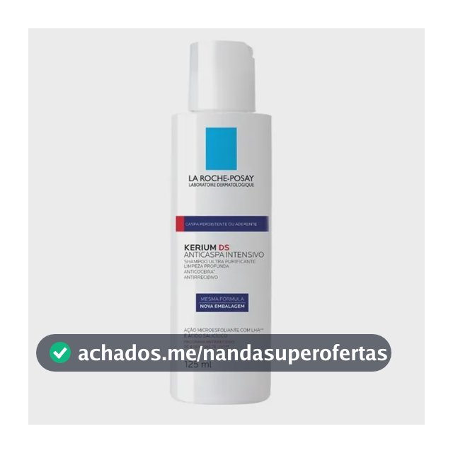 Shampoo Anticaspa Intensivo Kerium DS 125ml La Roche-posay
