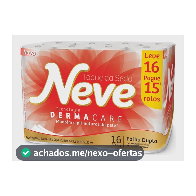 Papel Higiênico Folha Dupla Neve Leve 16 Pague 15