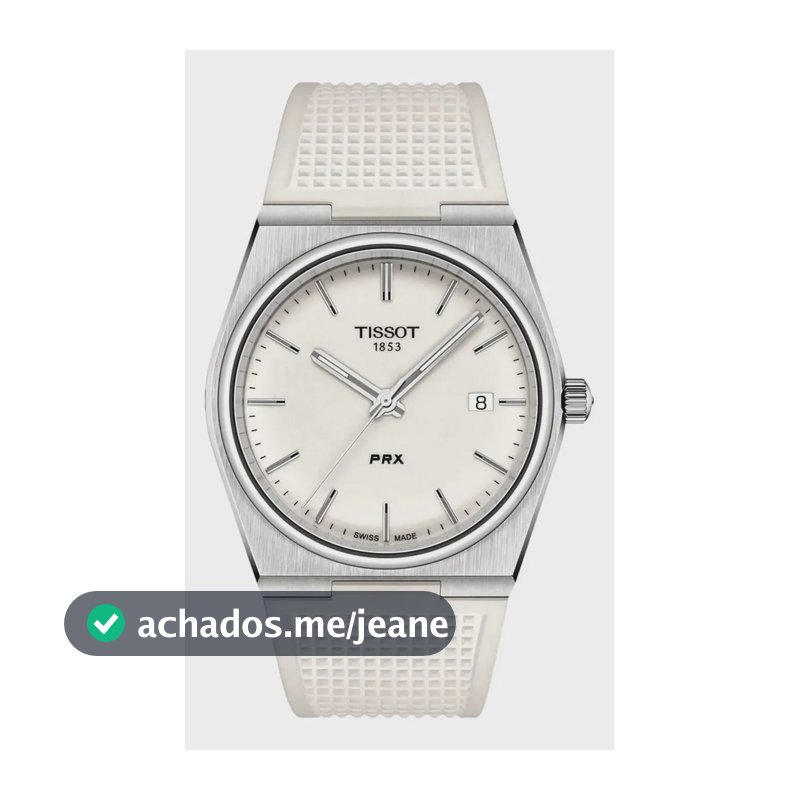 Relógio Tissot Masculino 40mm Prx Branco T137.410.17.011.00 Branco