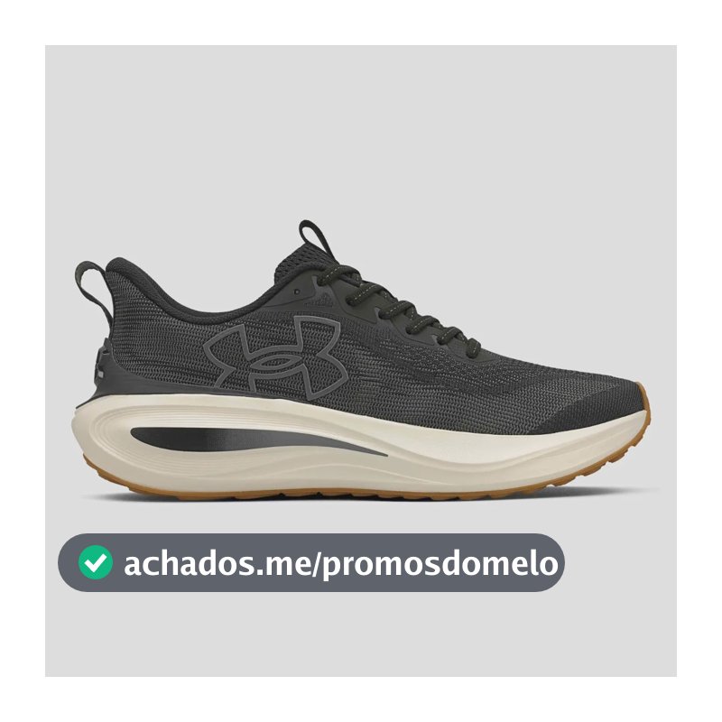 Tênis Masculino Charged Skyline 5 Under Armour Preto Liso 39 Br