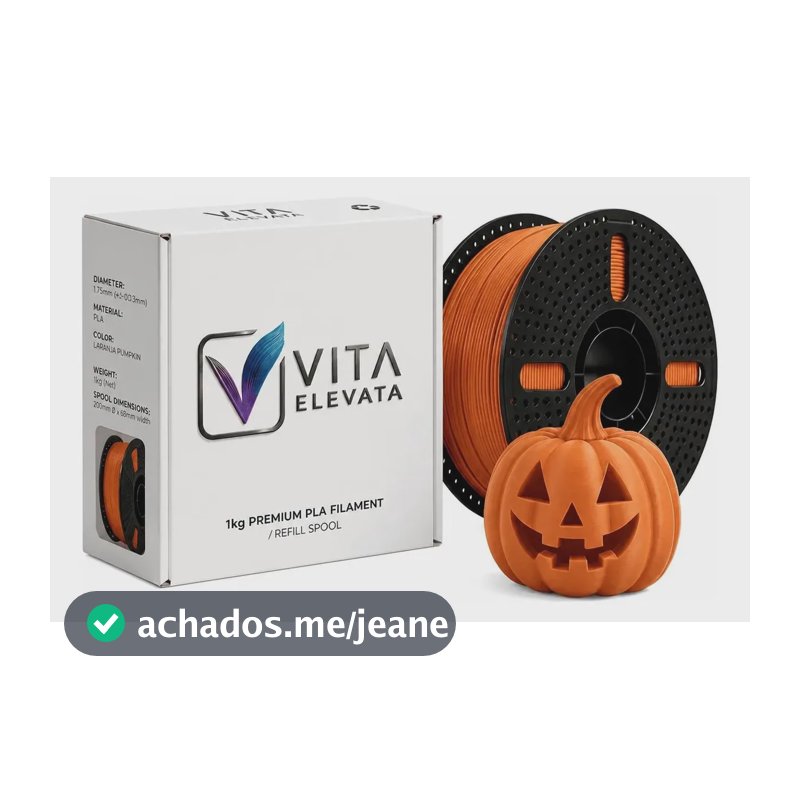 Filamento Pla Premium 1,75mm 1kg Impresso3d - 13 Cores Laranja