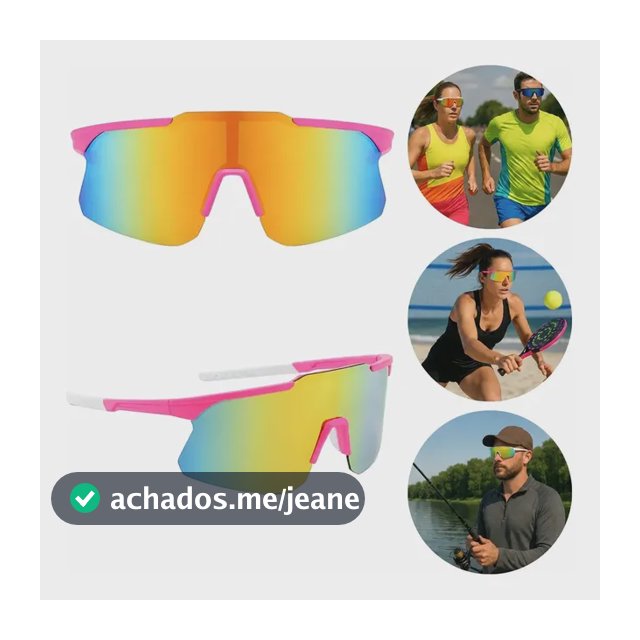 Óculos Esportivo Ciclismo Beachtenis Pesca Corrida Uv400