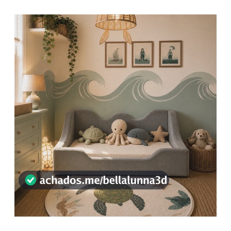 Berço Montessoriano Berço Infantil em Espuma Berço Baixo com Laterais de Proteção Alta Densidade Quarto Infantil Montessori Segurança e Conforto