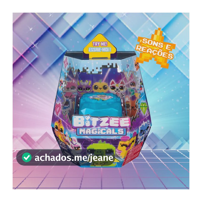 Pet Mágico Virtual Interativo Bitzee 3815 Sunny Brinquedos