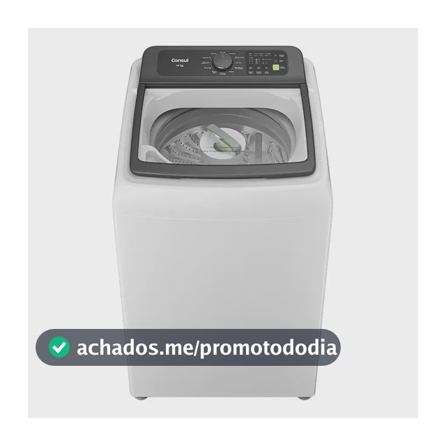 Máquina de Lavar Consul 14Kg Branca com Modo Eco - CWN14AB