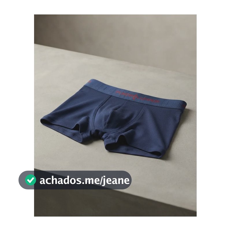 Cueca Boxer Masculina Lisa Highlander Unitário Classic Marinho Gg