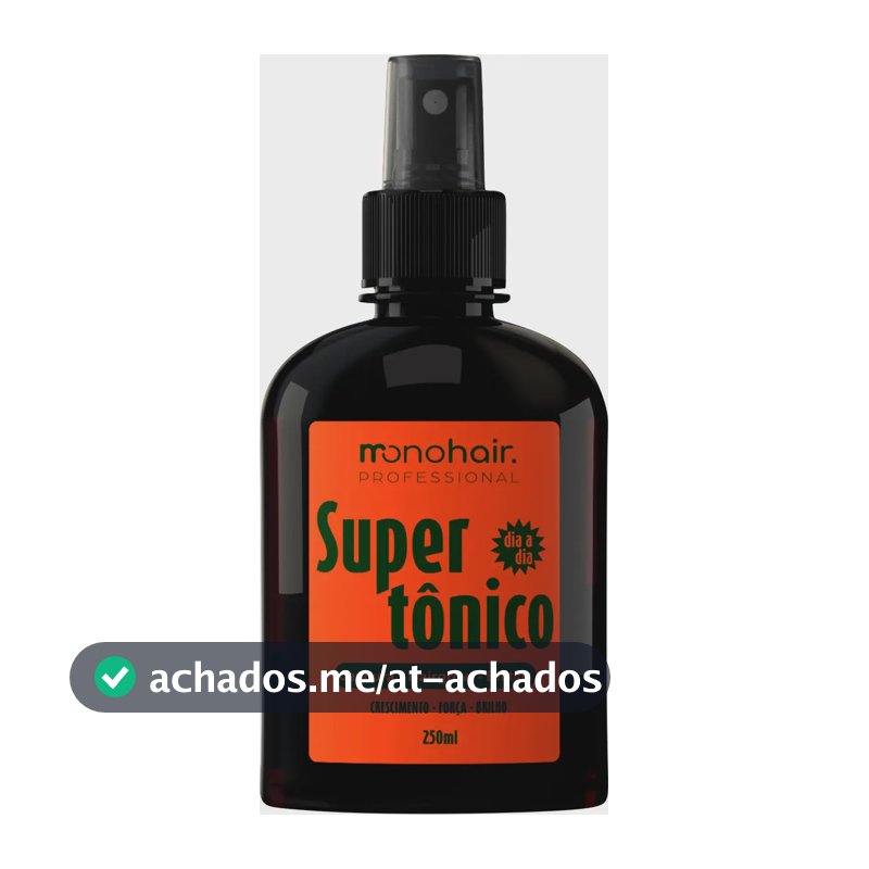 Tônico Super Poderoso 250ml Crescimento Capilar