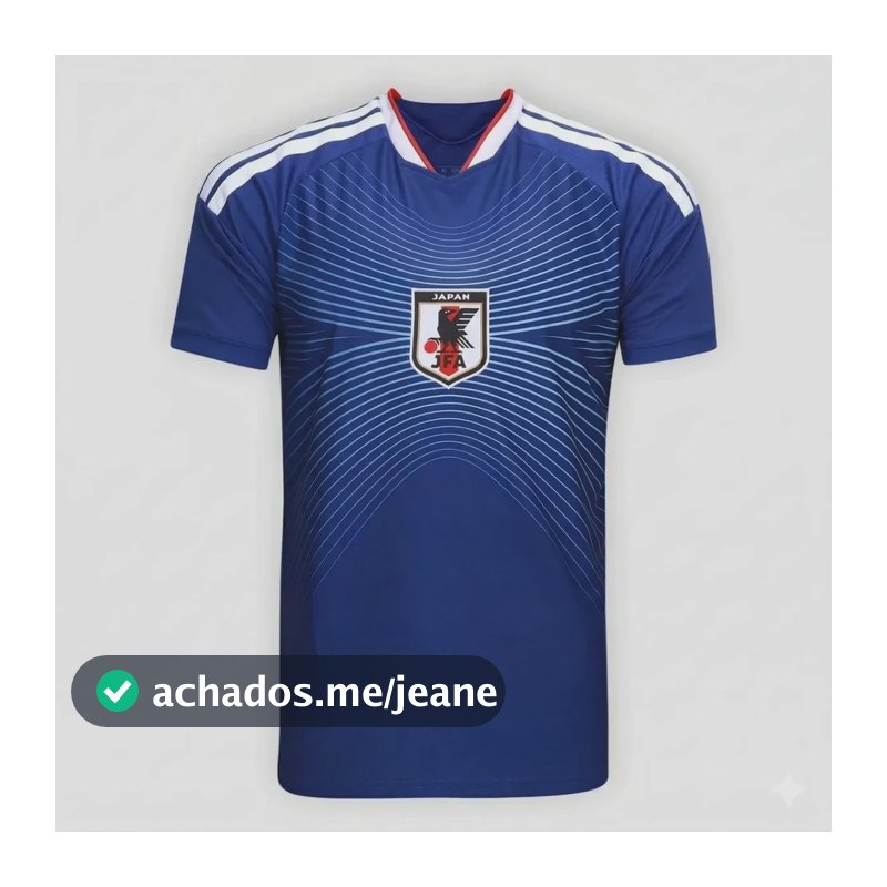 Camisa Seleção Japão 2026 Azul Torcedor Masculina Lançamento Japão I Azul Lisa S/n M