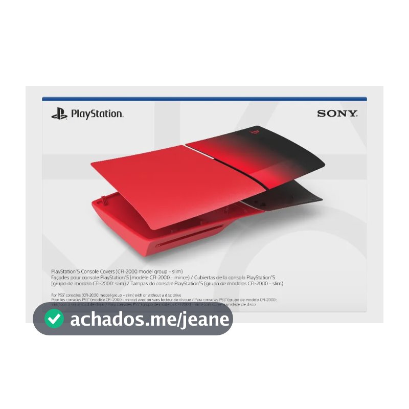 Tampa Console Playstation Cfi-zcs2w09y Techno Red Vermelho