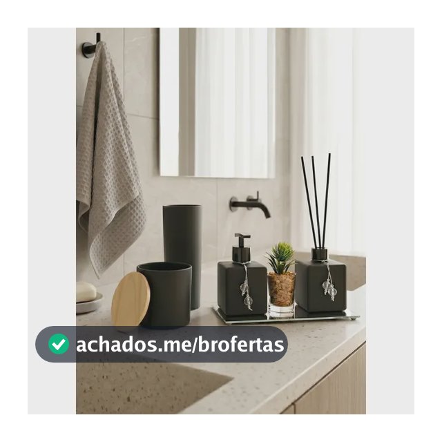 Kit Banheiro Kit Lavabo Aromatizador De Ambiente Saboneteira Preto
