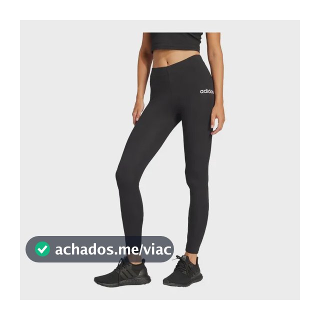 Legging Algodão Essentials Linear adidas
