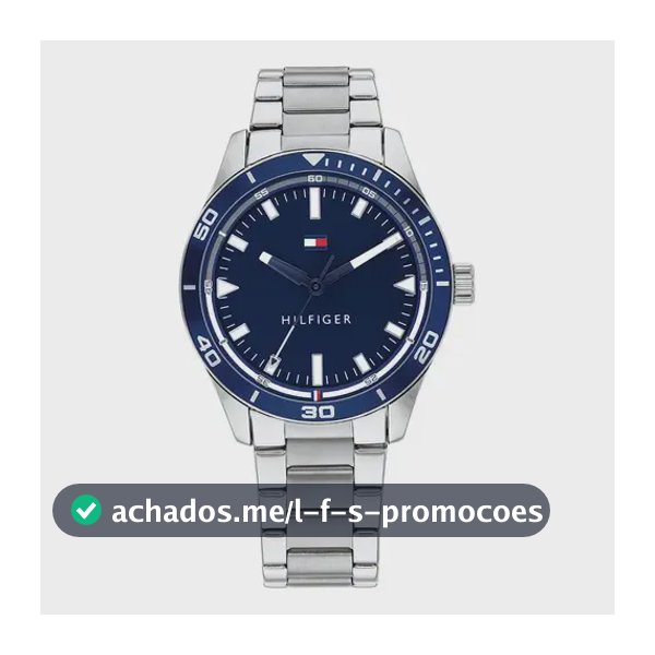 Relógio Tommy Hilfiger Masculino Aço Prateado 1791817