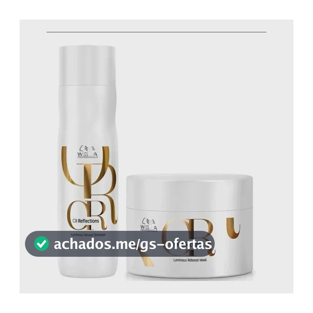 Kit Wella Professionals Oil Reflections Mask Duo (2produtos)