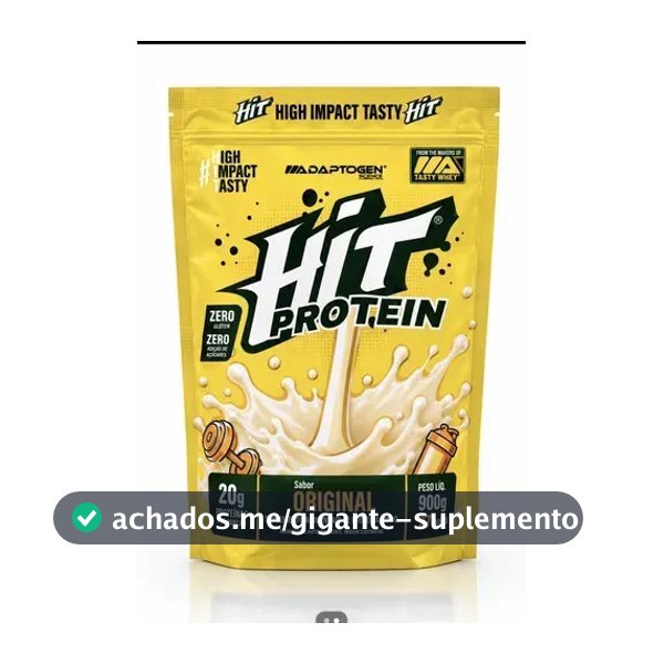 Whey Hit Protein Adaptogen 900g Sabor Original