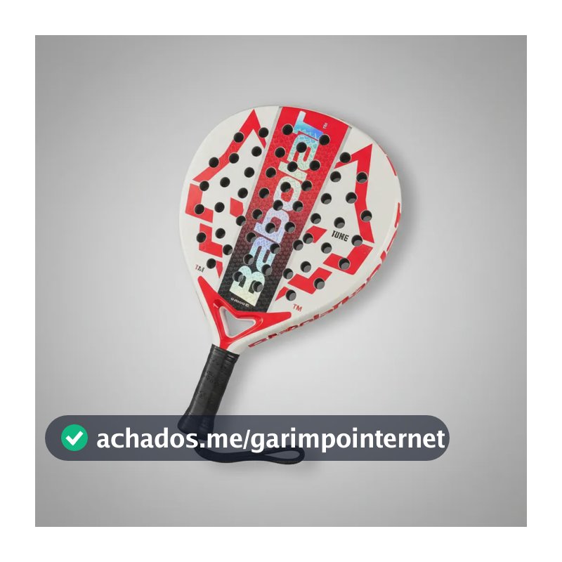 Raquete De Padel Babolat Technical Viper 2025 Juan Lebron Branca E Vermelha