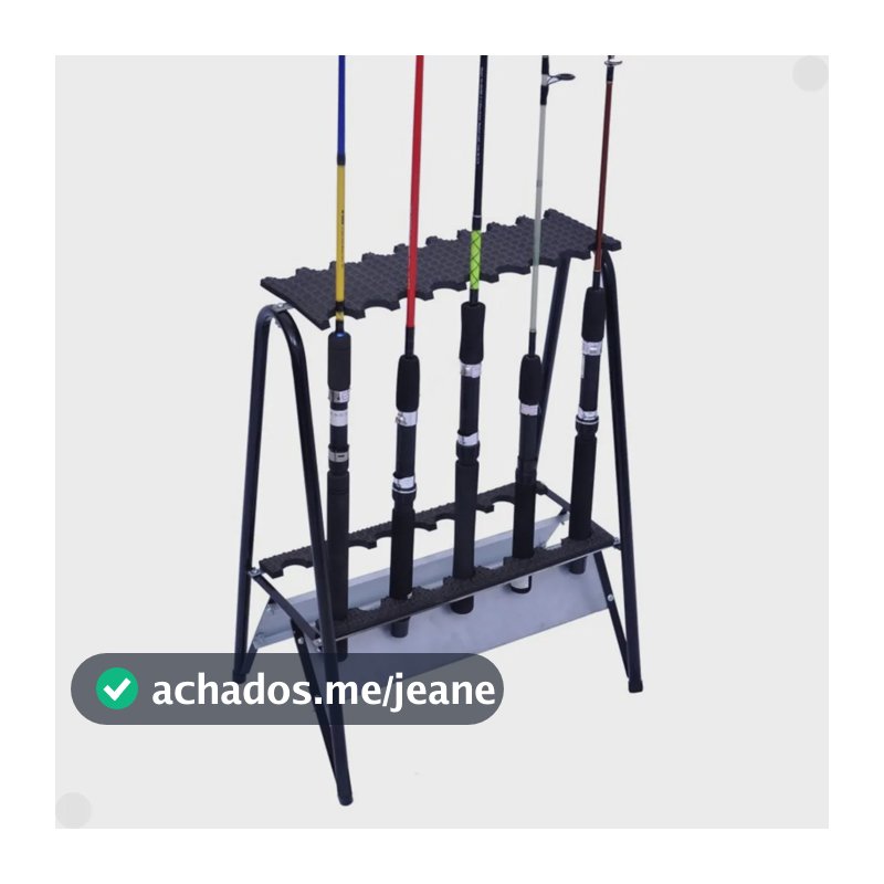 Suporte P/ Organizar Varas De Pesca(chão) 18 Varas -promoção