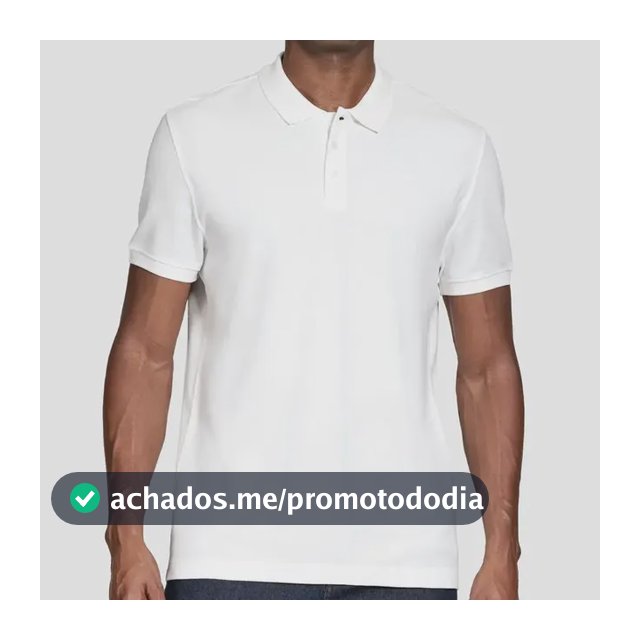 Polo Aramis Manga Curta Algodão Piquet Mescla Básica Branco