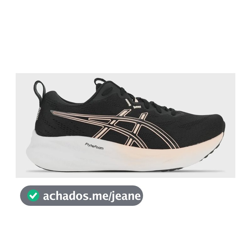 Tênis Feminino Gel-pulse 16 Asics Preto Liso 36 Br
