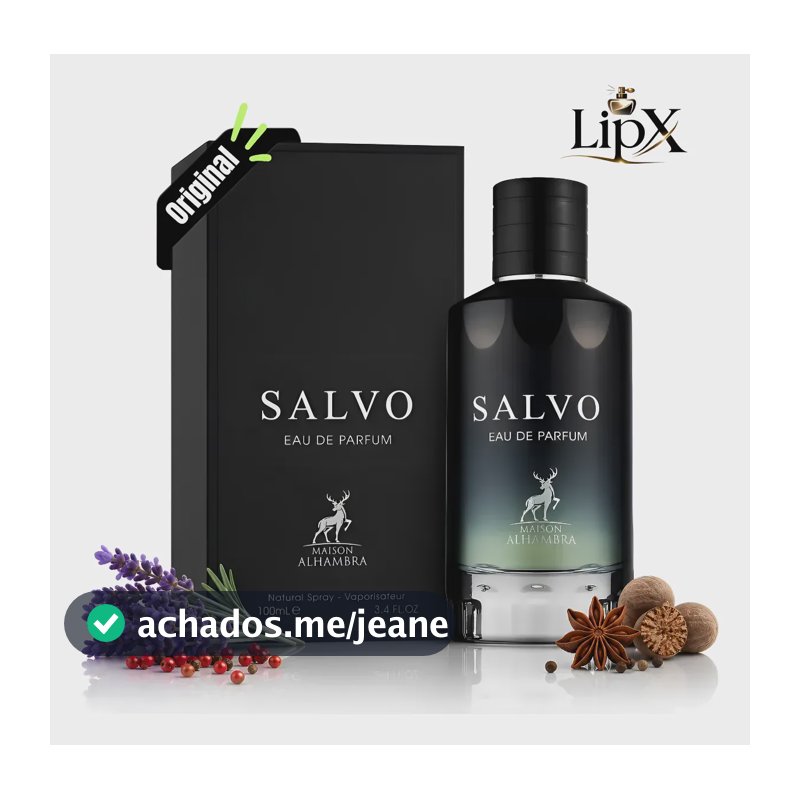 Perfume Masculino Arabe Salvo Eua De Parfum Alhmabra 100ml Original C/ Nf