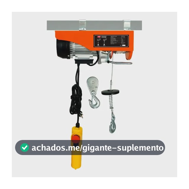 Intech Machine ELEV300 Guincho Elétrica Talha 600w 150 A 300kg Elevação 12m Elev300