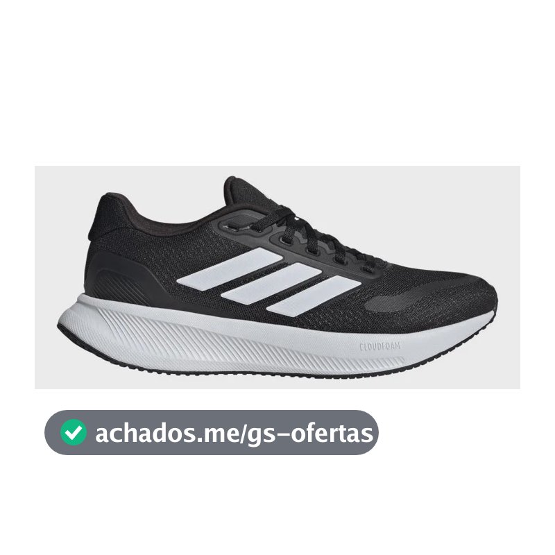 Tênis Corrida Runfalcon 5 adidas Preto 36 Br
