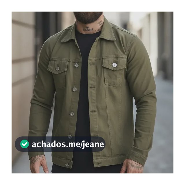 Jaqueta Jeans Masculina