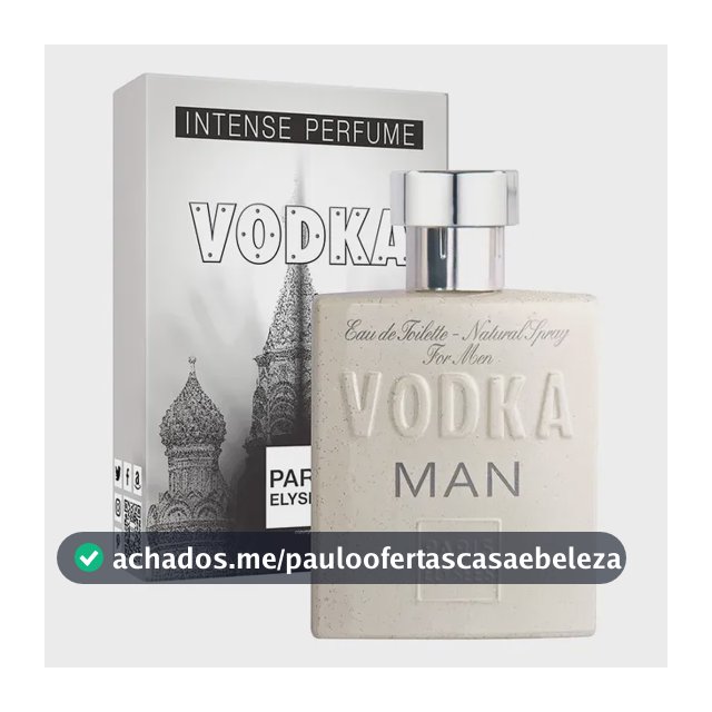 Perfume Vodka Man Paris Elysees Masculino Intense 100ml