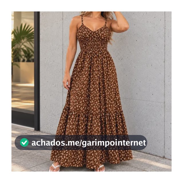 Vestido Lastex Alcinha Leve Decote V Feminino Longo Moda