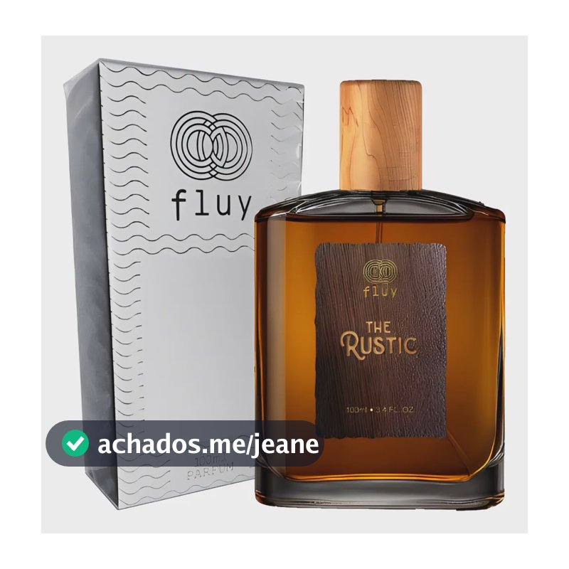 Perfume Amadeirado Masculino The Rustic 100ml da Fluy